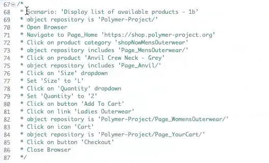 An example of prompt engineering for test scenario from product selection to checkout in Katalon Studio with StudioAssist.png