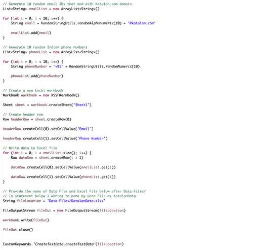 Synthetic Data Generation with Katalon: A Step-by-step Guide