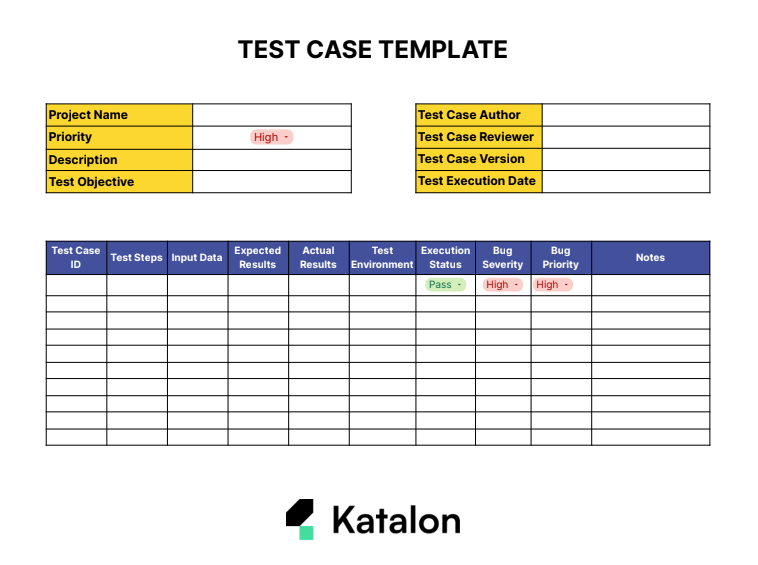Test Case Template with Examples: Free Excel & Word Sample for Download